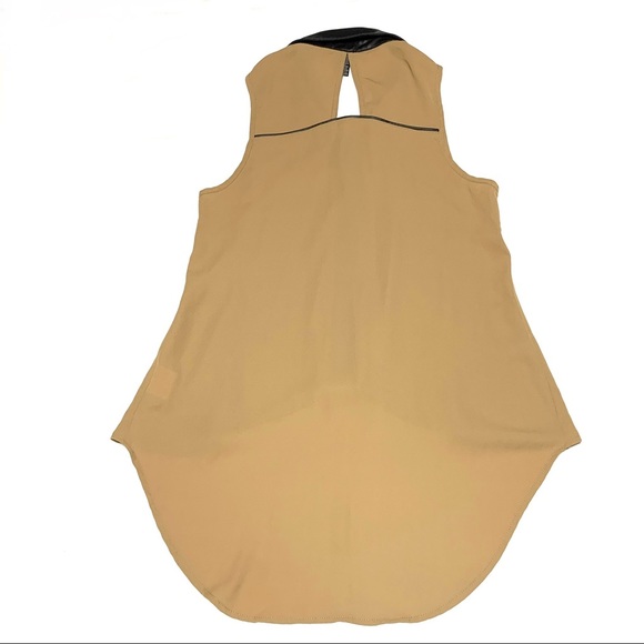 UK2LA Button Down Shirt, Faux Leather Lining Size Small - Picture 4 of 10